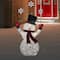 5ft. LED Snowman Holding Snowflakes Outdoor Christmas Decoration